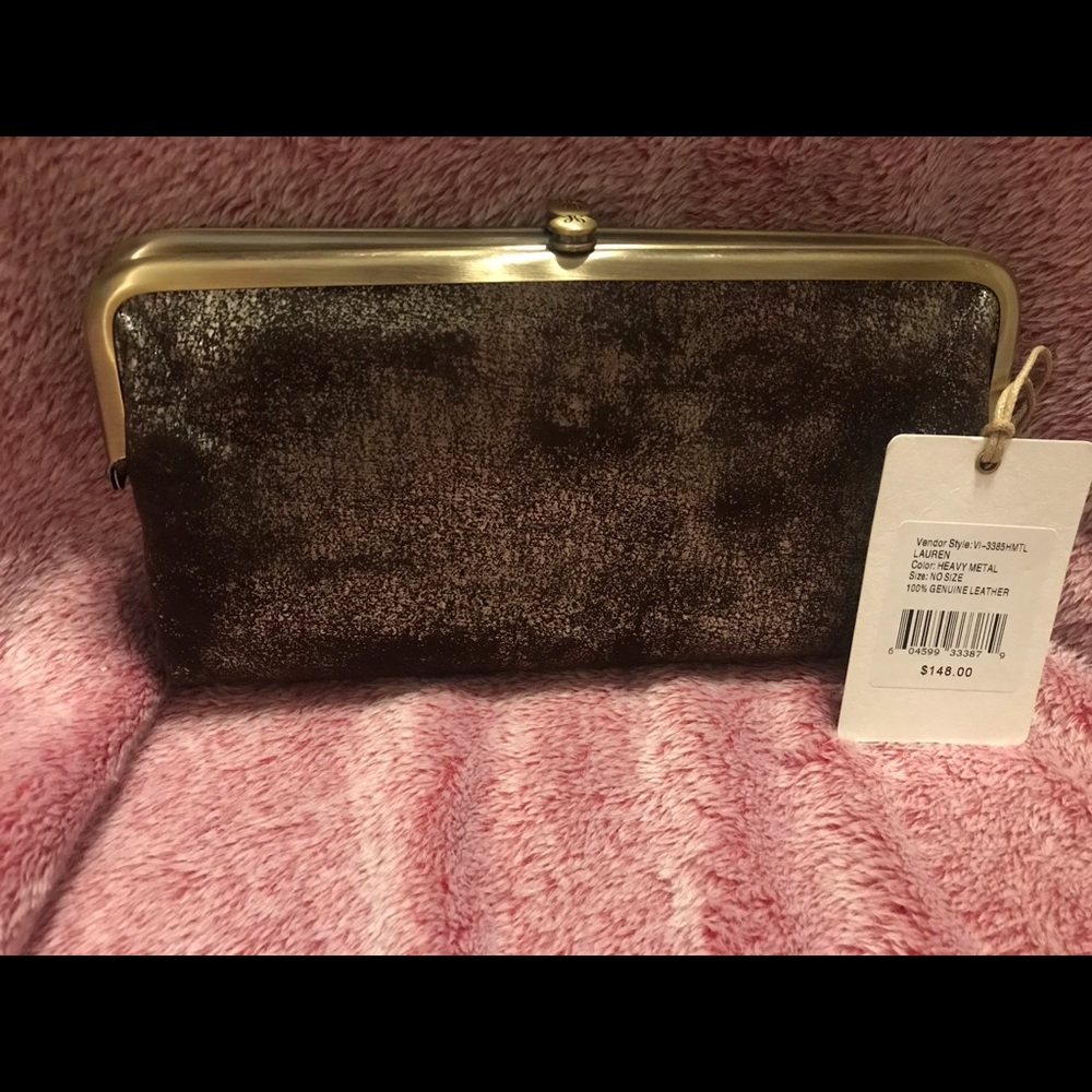 HOBO international Lauren Wallet Heavy Metal